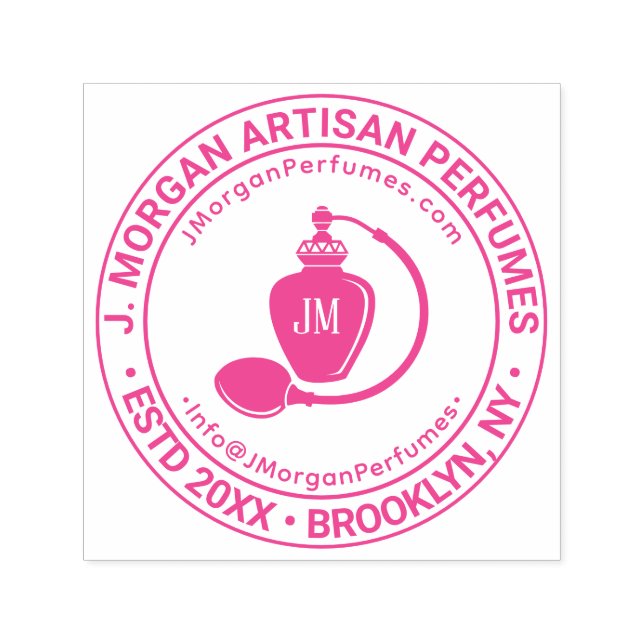 Sello Automático Dirección URL de ubicación de nombres de negocio d (Diseño)