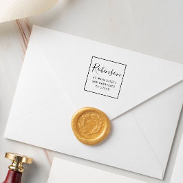 Sello Automático Diseñar su propia dirección de devolución de nombr