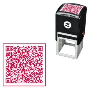 Sello Automático Diseñar su propio código QR de Personalizado Estam