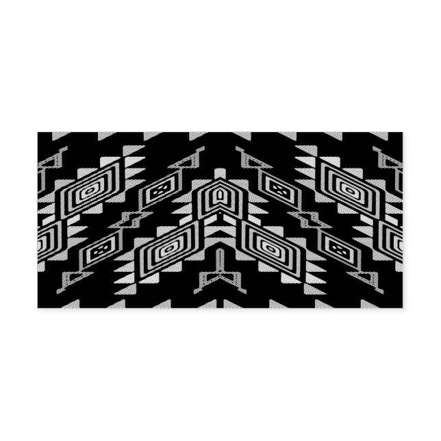 Sello Automático Diseño abstracto de formas distorsionadas (Diseño)