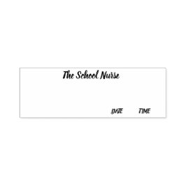 Sello Automático Diseño básico de la enfermera de la escuela