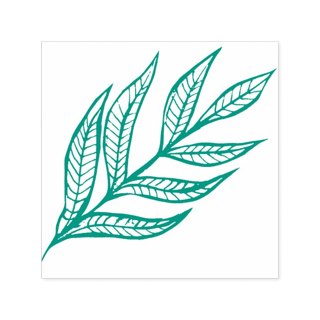 Sello Automático Diseño de la hoja de arte natural (Diseño)
