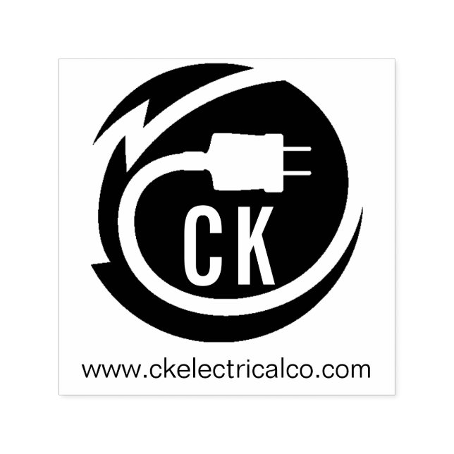 Sello Automático Diseño de logotipo eléctrico (Diseño)