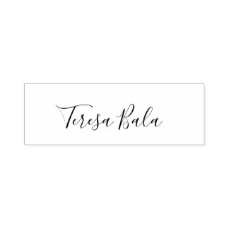 Sello Automático Diseño de nombre de firma manuscrita personalizada