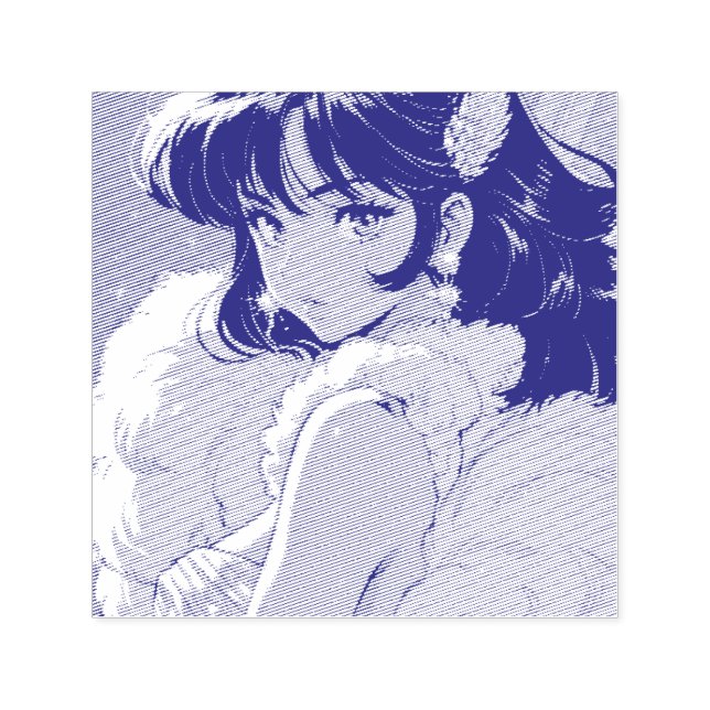 Sello Automático Diva del anime (Diseño)