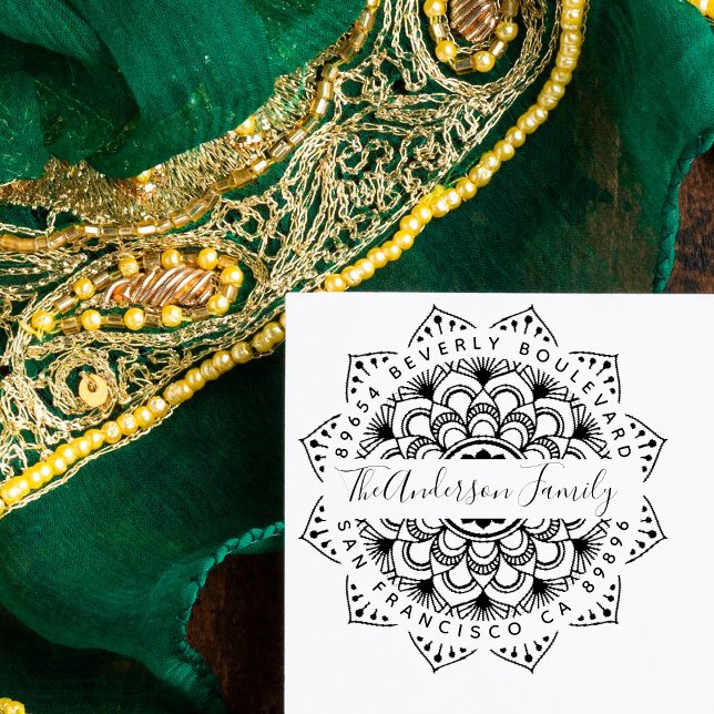 Sello Automático Divertida dirección de devolución de nombre de fam (Subido por el creador)