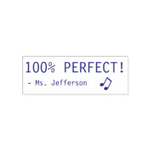 Divertido "¡100% PERFECTO!" + Nombre del profesor 