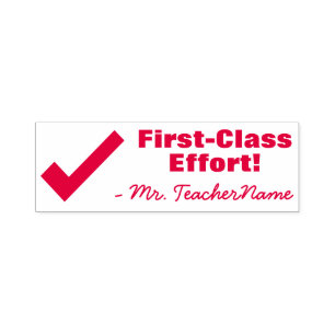 Sello Automático Divertido "Esfuerzo de primera clase" Estampado de