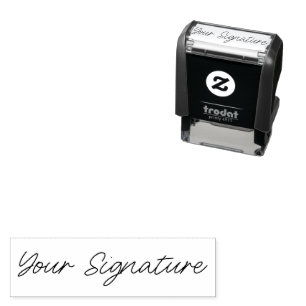 Sello Automático DIY de plantilla de imagen fotográfica de firma