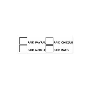 Sello Automático DIY Office formularios de pago bancario administra