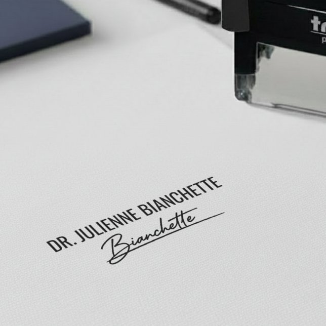 Sello Automático Doctor Medical Signature Professional Office (Subido por el creador)