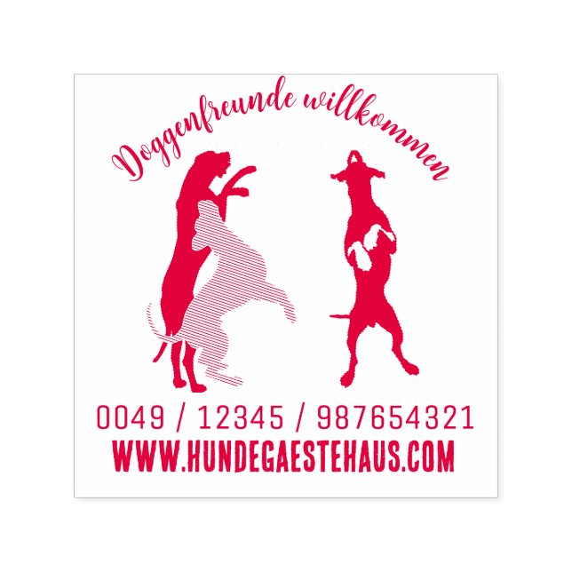 Sello Automático Doggen Haus Stempel (Diseño)