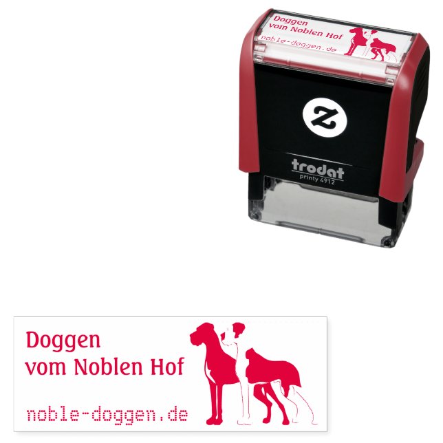 Sello Automático Doggen Stempelautomat mit Tintenkissen (In Situ)