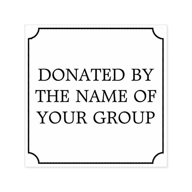 Sello Automático Donado por plantilla (Diseño)