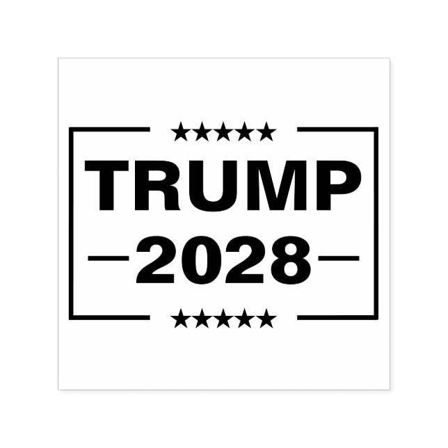 Sello Automático Donald Trump, presidente de 2028 (Diseño)