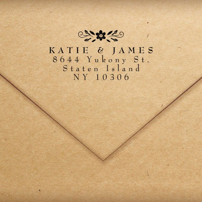 Sello Automático Dos apellidos dirección de retorno de pareja de Mo (Subido por el creador)