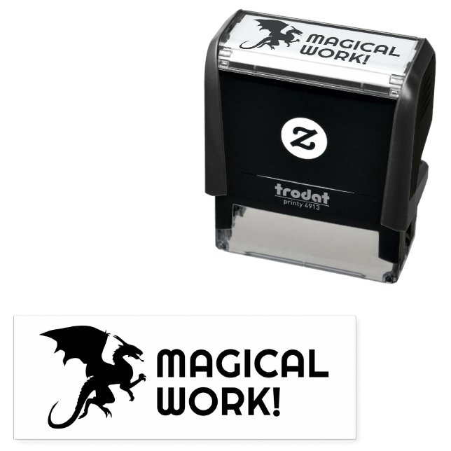 Sello Automático Dragon Magical Work Self-Inking Stamp (In Situ)