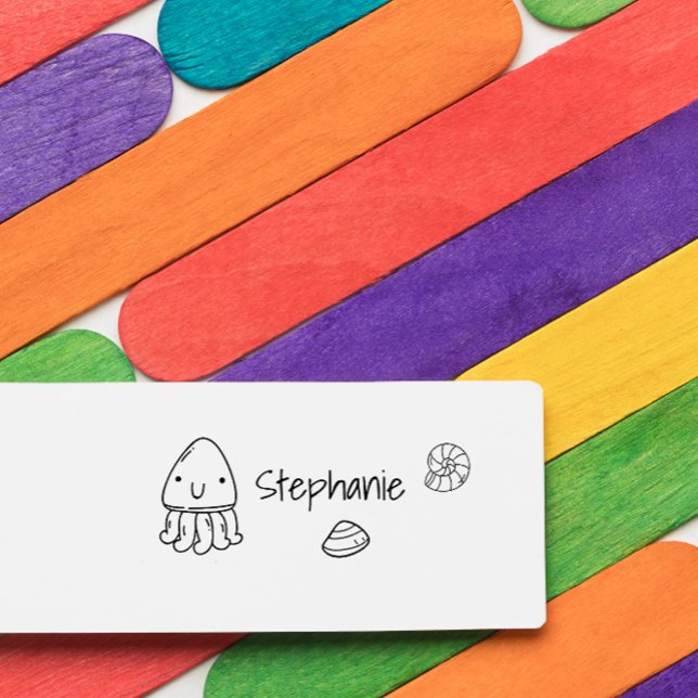 Sello Automático Dulce Personalizado y Seashells Personalizado Niño (Subido por el creador)