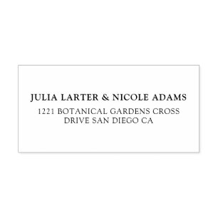 Sello Automático Dusty Navy Blue Pink Hibiscus Bloom Shower