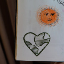 Earth Day Heart Earthy Love