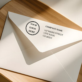 Sello Automático Eco-Friendly Custom Logo Self-Inking Rubber Stamp