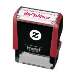 Sello Automático Editable Este Libro Pertenece Al Guión De La Libre