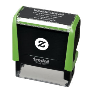 Sello Automático Ejemplo de la marca de color de su propia direcció