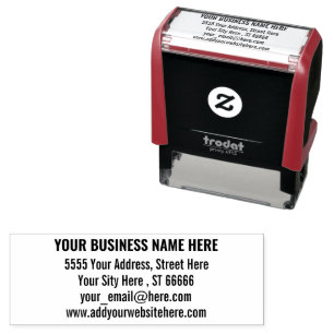 Sello Automático Ejemplo de marca de marca de correo electrónico de