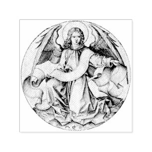 Sello Automático El Ángel de San Mateo - Símbolo de Arte Fino