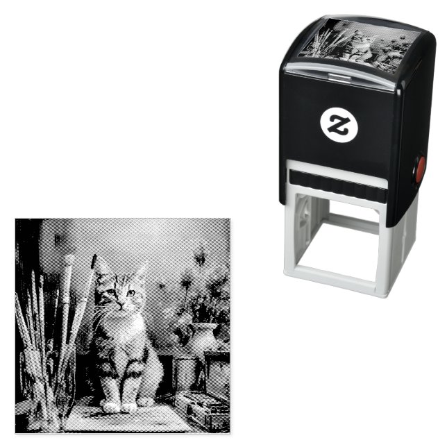 Sello Automático El gato artístico (In Situ)