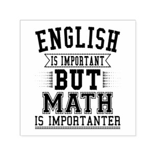Sello Automático El inglés es importante, pero las matemáticas so