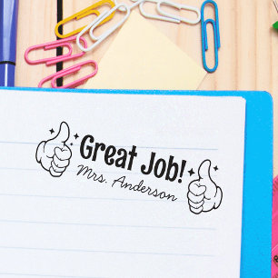 Sello Automático El nombre del profesor personalizado es un gran tr