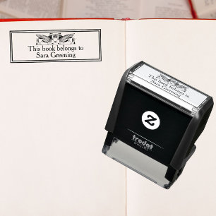 Sello Automático El propietario del libro imprimir libros de planch