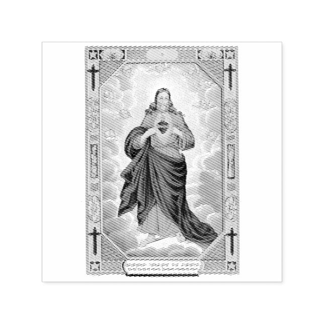 Sello Automático El Sagrado Corazón de Jesús (Diseño)