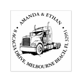 Sello Automático El tema de los camiones Bandit Semi