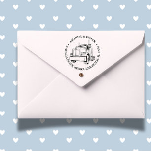 Sello Automático El tema de los camiones Bandit Semi