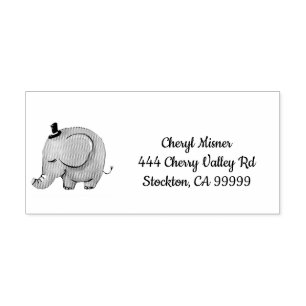 Sello Automático Elefante lindo personalizado