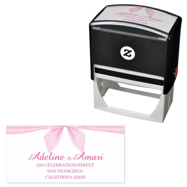 Sello Automático Elegant Floral Wedding Invitation (In Situ)