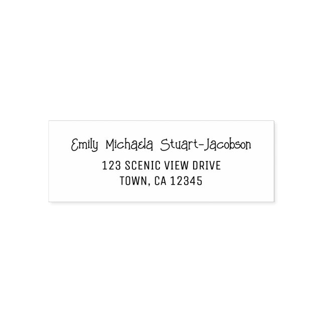 Sello Automático Elegant Modern Casual Contemporary Handwriting  (Diseño)