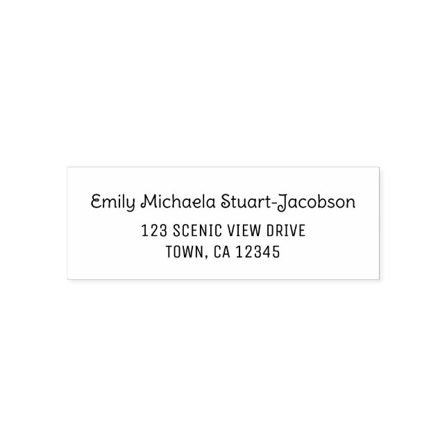 Sello Automático Elegant Modern Casual Contemporary Handwriting  (Diseño)