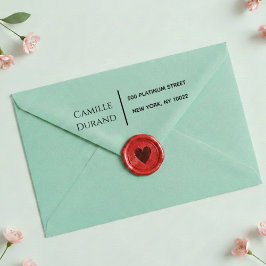 Sello Automático Elegant Modern Script Return Address 
