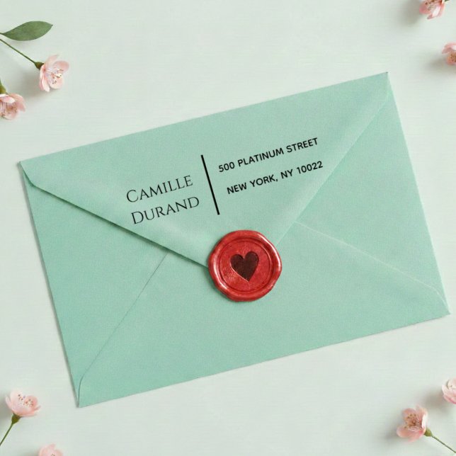 Sello Automático Elegant Modern Script Return Address  (Subido por el creador)