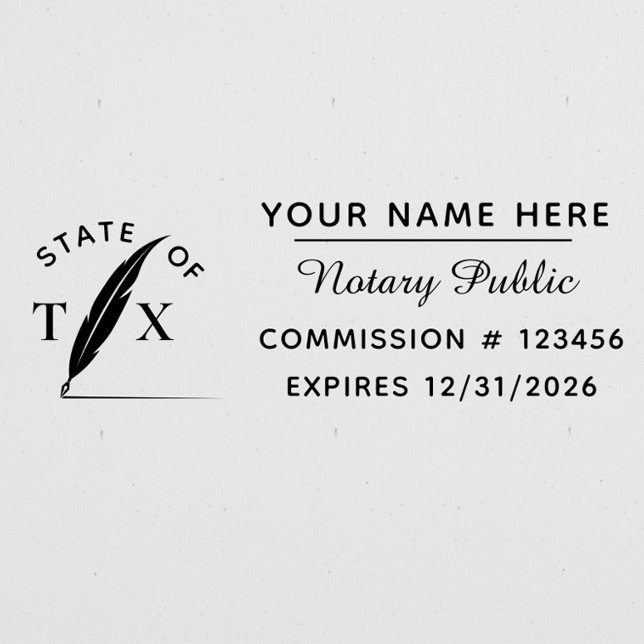 Sello Automático   Elegant Notary Public Custom  (Subido por el creador)