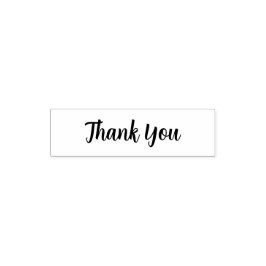Sello Automático Elegant Script “Thank You” Rubber Stamp