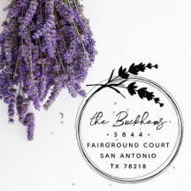 Elegante dirección de devolución floral de Wreath