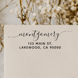 Sello Automático Elegante dirección de retorno caligrafía autoinkin