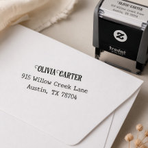 Elegante Dirección de Retorno de Boda con Letra Si