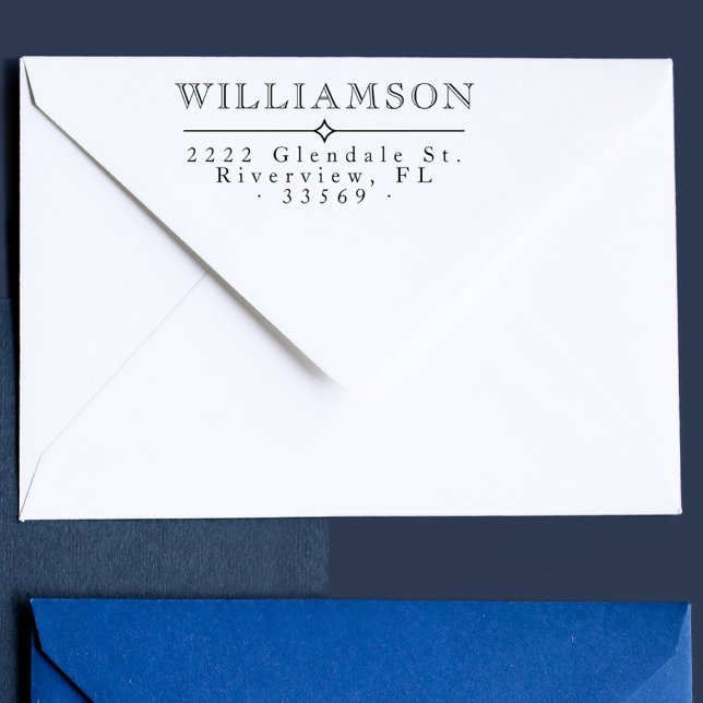 Sello Automático Elegante dirección de retorno de la familia de Per (Subido por el creador)