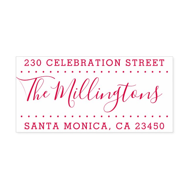 Sello Automático Elegante dirección dividida dirección de retorno d (Diseño)