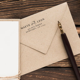 Sello Automático Elegante guión elegante Moda moderna Boda